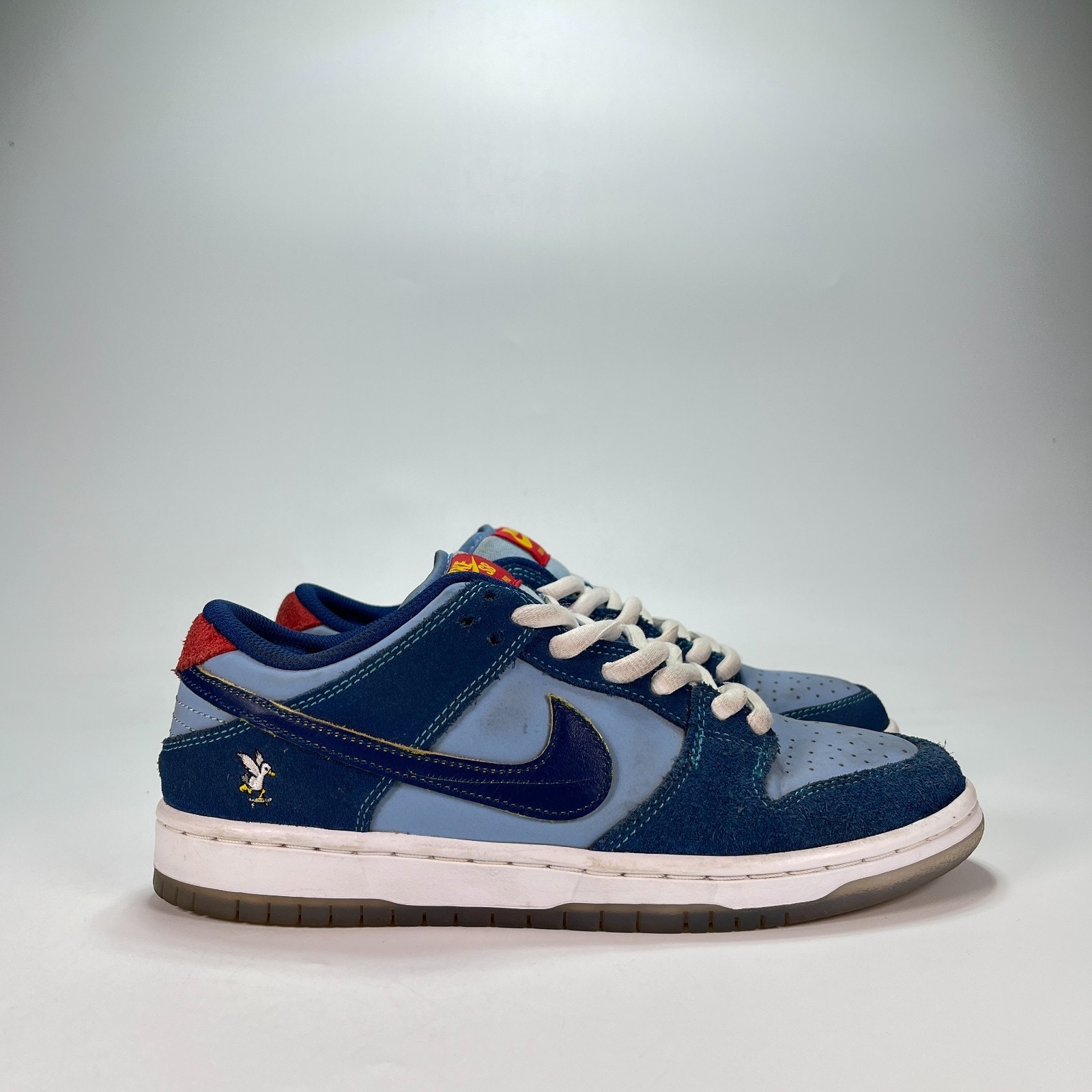 Nike Sb Dunk Low Pro Why So Sad Coastal Blue Skate Shoes Dx5549-400 Men's Size 7